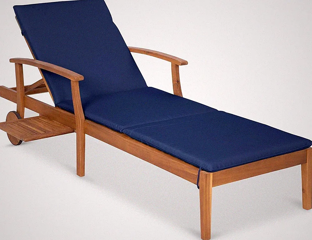 Rubberwood Chaise